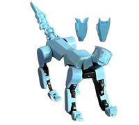 Ensemble de figurines d'action 3, Titan 13, jouet robot mobile multi-articulé imprimé en , chien robot factice 13, figurine d'action de chien robot, jouets amusants pour décorations de bureau