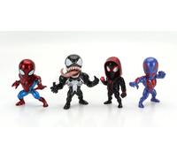 ENSEMBLE DE FIGURINES D'ACTION JADA 1/32 MODÉLISME 4X AVENGERS SPIDER MAN MIL...
