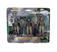 Ensemble de figurines d'action soldats jouets avec équipement - Mission Control