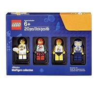 Ensemble de figurines d'athlètes LEGO Bricktober (joueur de tennis, pilote de voiture de course, surfeur et joueur de hockey) 5004573 G