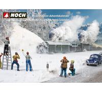 NOCH TT Calendrier de l'Avent peint