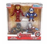 ENSEMBLE DE FIGURINES DE MODÉLISATION STATIQUE 4 X AVENGERS PANTHER NOIRE IRO...
