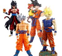 Ensemble de figurines Dragon Ball Z Super Saiyan Son Goku - Comprend Son Gohan, Vegeta, Broly, Piccolo, Majin Buu - Articles de collection A6