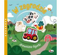 Ensemble de figurines en bois "Livre à la ferme" - Découvrez la magie d'une ferme colorée avec nos figurines faites à la main pour les enfants