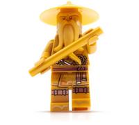 Ensemble de figurines Lego Ninjago : Maître d'or Wu (Golden Wu Sensei), figurine Lego 71741
