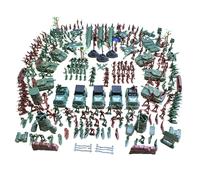 Ensemble De Figurines Militaires 4cm, 307 Pièces, Soldats Et Accessoires Assortis, Idéal Pour Noël, Cadeau Secret Du Père Noël