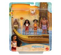 Mattel – Ensemble de jeu Garland Moana'sCanoe Crew Playset