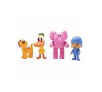 BANDAI Pocoyo FA77750 Super Figurines Pocoyó et Ses Amis, Pack de 4 Figurines Multicolores Explorez Le Monde avec Pocoyo et Ses Amis : adorables Jouets, compagnons d'aventure.