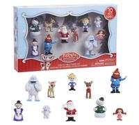 Ensemble de figurines Rudolph le renne au nez rouge Ensemble de figurines 10 pi?ces pour enfants