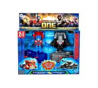 Ensemble de figurines Transformers One Optimus Prime vs Megatron
