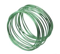 Ensemble de fil de bonsaï pour entraînement et sculpture de branches d'arbre en aluminium anodisé adapté aux débutants et aux professionnels (1 pièce, vert foncé)