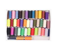 Ensemble de fils à coudre 80 couleurs, fils de machine à coudre en polyester, 400 mètres par bobine pour le bricolage, la couture à la main, le quilting, nœud avec des fils