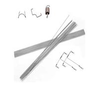 Ensemble de fils à ressort en acier inoxydable 304 - 20 pièces, de 0,2 mm à 5 mm, parfaits for les projets de bricolage, la fabrication de bijoux et plus encore.(2.5mm)