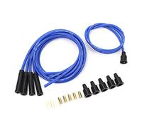 Ensemble de Fils de Noyau Spark de 8 Mm à Haute efficacité pour 4 Cylindres Classiques de Voitures Classiques D'allumage Stable en Silicone en Silicone 5pcs Kit de Câble de Bougie pour les Amateurs