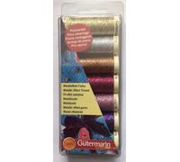 Ensemble De Fils Métalliques Gutermann - 7 Bobines - Loisirs Créatifs