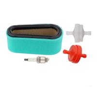 Ensemble de filtre à air et préfiltre à air double étape pour moteurs de tondeuse à gazon, conçu pour capturer la poussière et les débris pour un meilleur fonctionnement du moteur