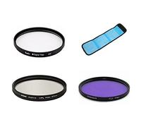 Ensemble de filtres 3 en 1 UV CPL FLD avec pochette pour objectif Nikon NIKKOR Z 24-70 mm f/4 S avec appareil photo Nikon Z9, Z8