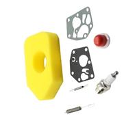 Ensemble de filtres à air de rechange durables pour 691859 692211 - Caractéristiques : mousse média et bougies d'allumage scellées - Joint de carburateur à ressort - Filtre à air en mousse
