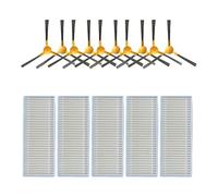 Ensemble de filtres à brosse latérale for aspirateur, pièces de rechange for le nettoyage, Compatible avec IKOHS Netbot S12, Compatible avec Haier T550W