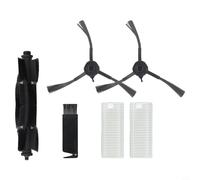Ensemble de filtres à brosse latérale remplaçables pour aspirateur robot S8 S8 Plus pour prolonger la durée de vie de votre robot (A)