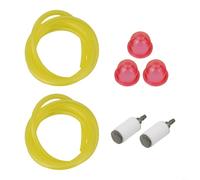 Ensemble de filtres à carburant avec tubes, filtre à air et ligne de filtre à carburant pour souffleurs de feuilles McCulloch GBV325, GBV345 et divers modèles de débroussailleuses avec ampoule