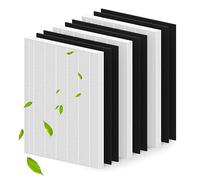 Ensemble de filtres compatibles avec Fellowes Aeramax 300 HEPA Filtre de rechange pour purificateur d'air Aera-Max 290 DX95 AP-300PH HF-300, partie # 9287201, comprend 3 véritables HEPA et 6