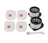 Ensemble de filtres de rechange pour aspirateur sans fil Shark IZ400 IZ420 Stratos pour aspirateur sans fil DuoClean, kit post-moteur lavable en feutre mousse avec brosse de nettoyage, nettoyage de la