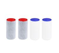 Ensemble de filtres de remplacement pour pommeaux de douche et douches à main compatible avec Weddell Duo - Filtration à triple couche pour éliminer le chlore/PFAS (ensemble 2R+2B)