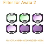 Ensemble de filtres d'objectif pour caméra professionnelle,accessoires pour DJI AvMi2,filtre UV CPL,4 volontairement,8 volontairement,16 volontairement,32 volontairement - Type for Avata 2 six pcs