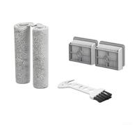 Ensemble de filtres et brosses de rechange pour Haier Z9, Pro Z10, Pro E9 | Kit d'accessoires de nettoyage de sol avec 2 brosses principales, 2 filtres HEPA et 1 outil de nettoyage en nylon microfibre