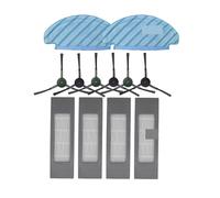 Ensemble De Filtres Et Brosses Latérales For Aspirateurs Ecovacs, Deebot, Ozmo T8 / T8 AIVI T8 Max N8 Pro, Pièces Et Accessoires De Rechange(ECVST9T8AP121414)