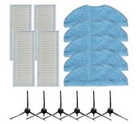 Ensemble de filtres HEPA et serpillère pour XPlorer S135 S140 RR91C5WH avec brosses latérales pour un nettoyage en profondeur