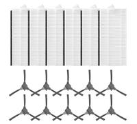 Ensemble de filtres latéraux de rechange haute efficacité pour brosse de balayage des bords pour Liectroux Lilin X6, GARLYN SR-900, PURON PR12 PRO (B)
