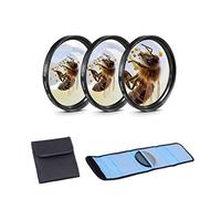 Ensemble de filtres macro gros plan 58 mm + 2 + 4 + 10 dioptries pour appareil photo Canon EOS R8 avec objectif Canon RF 24-50 mm f/4.5-6.3 IS STM