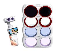 Ensemble de filtres magnétiques ND et CPL pour Insta 360 Luna Ultra, Diffusion 1/4 et kit de filtres ND2-16-32 réglables, accessoires en verre optique - Blanc (CPL+Diffusion 1/4+LPR+ ND2-32)