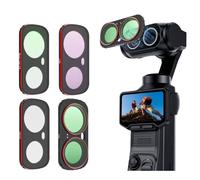 Ensemble de filtres ND et CPL pour Insta360 Luna Ultra, CPL ND8 ND16 ND32 ND64 UV LPR Diffusion 1/4 Accessoires d'objectif d'appareil photo, lentille en verre optique/cadre en aluminium (CPL+UV+LPR+