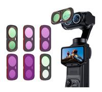 Ensemble de filtres ND et CPL pour Insta360 Luna Ultra, CPL ND8 ND16 ND32 ND64 UV LPR Diffusion 1/4 Accessoires d'objectif d'appareil photo, lentille en verre optique/cadre en aluminium (CPL+ND8/16/32