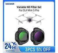 Ensemble de filtres ND variables NEEWER pour caméra de drone DJI Mini 5 Pro (ND2-32 + ND64-512), verre optique à densité neutre réglable