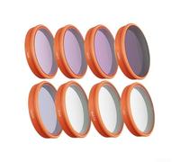 Ensemble de filtres optiques pour caméra d'action 4/6/8/12 en 1 CPL ND UV Macro Star Night Black Mist Protection d'objectif en verre 1/4 pour DJI Action 6 (8 en 1)