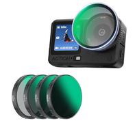 Ensemble de filtres pour appareil photo DJI Osmo Action 6, UV/ND8/ND16/ND32/CPL/BLACK MIST 1/4 pour DJI Osmo Action 6, objectif d'appareil photo à densité neutre (UV)