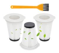 Ensemble de filtres pour Einhell TE-SV 18 Li, Lot de 3 Filtre de rechange pour aspirateur Einhell TE-SV 18 Li, Lot de filtres de rechange pour aspirateur Einhell TE-SV 18 Li avec brosse de nettoyage