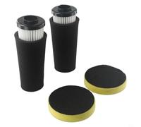 Ensemble de filtres pré-moteur et d'admission pour aspirateurs Dirt Devil | UD70185 remplace les pièces F112 F-97 AD47936 440008436 Comprend 2 filtres pré-moteur et 2 ensembles de filtres d'entrée pour