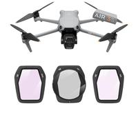Ensemble de filtres UV ND/PL CPL pour DJI Air 3S, kit de filtre ND8 ND16 ND32 ND64 UV CPL Polariseur à densité neutre, étanche haute définition, anti-buée, vidéo 4K prêt - CPL+ND (8+16)