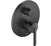 Duravit – Kit de finition pour balcon BA5210012046 – Mitigeur de baignoire encastré, noir mat