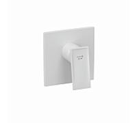 Ensemble de finition pour mitigeur de douche Kludi DECUS 547555375, avec unité fonctionnelle, blanc mat