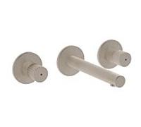 Ensemble de finition VitrA Origin A4258234 : mitigeur encastré à deux poignées pour lavabo, saillie 150-180 mm, 2 poignées, nickel brossé