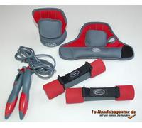 Ensemble de fitness 5 pcs. haltères souples poids corde à sauter haltères courts gants de poids