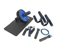 Ensemble de fitness Sport-Tec, 4 pièces, poignées pour push-up, ab trainer, hand trainer, corde à sauter
