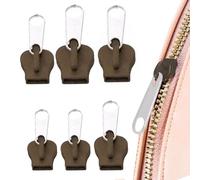 Ensemble de fixation de curseur de fermeture éclair - Six pièces de rechange et détachables, accessoire de réparation de fixation robuste pour pochettes à vêtements | Entretien d'urgence de s