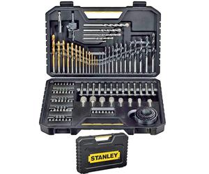 Ensemble de fixations et de perceuses 100 Ensemble partiel dans une valise